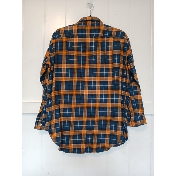 JOURNAL STANDARD Flannel Over Shirt Mens One Size Made in Japan Plaid Shacket - Picture 6 of 9